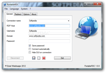 PortableRDC screenshot
