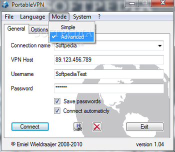 PortableVPN screenshot 2