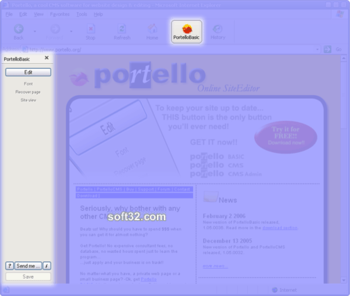 Portello CMS Admin screenshot 3