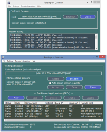 PortImport screenshot 2