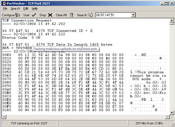 PortPeeker screenshot