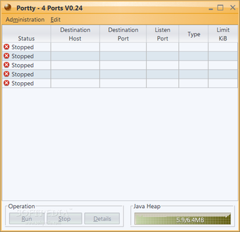 Portty screenshot