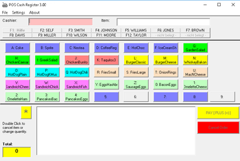 POS Cash Register screenshot