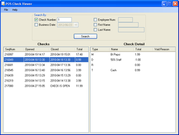 POS Check Viewer screenshot