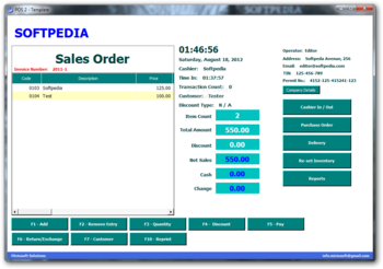 POS screenshot