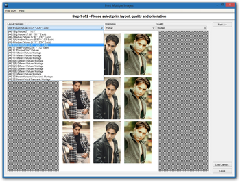 Pos Multiple Image Printing Wizard screenshot