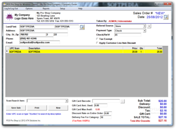 POS Pro Shop screenshot