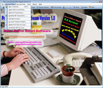Post Office Agent RD Account Software screenshot 5