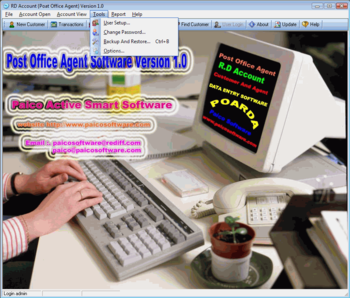 Post Office Agent RD Account Software screenshot 7