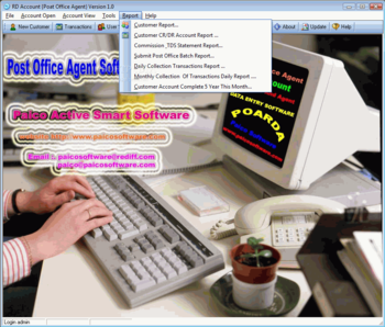 Post Office Agent RD Account Software screenshot 8