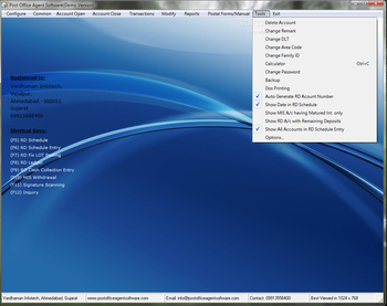 Post Office Agent Software screenshot 6