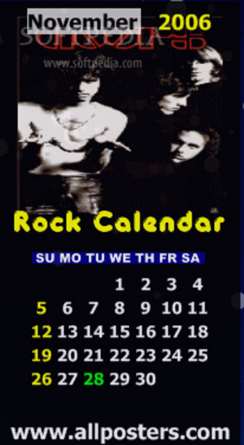 Poster Calendar screenshot