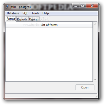 Postgres Forms screenshot