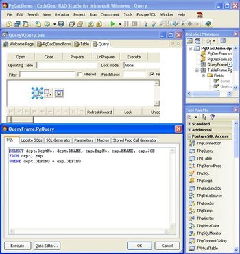 PostgreSQL Data Access Components screenshot 5