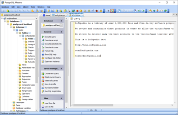 PostgreSQL Maestro screenshot 7