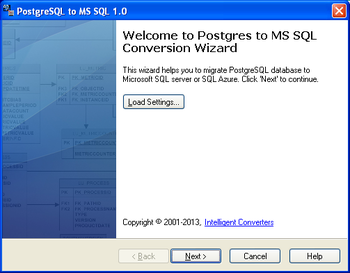PostgreSQL-to-MSSQL screenshot