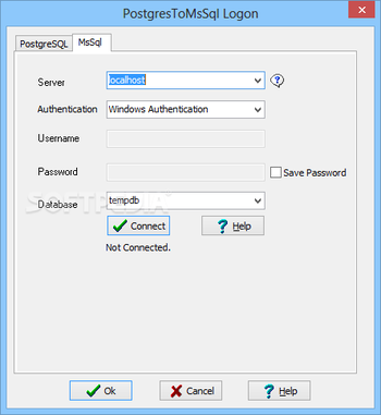 PostgresToMsSql screenshot 2