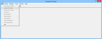 PostgresToOracle screenshot 3