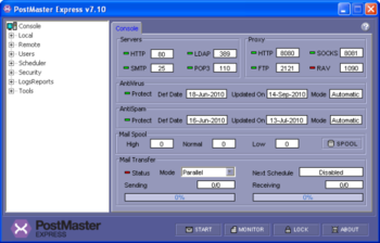 PostMaster Express screenshot