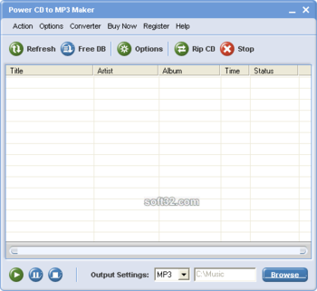 Power CD to MP3 Maker screenshot 3