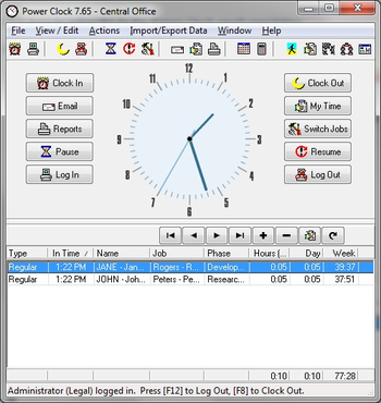 Power Clock screenshot