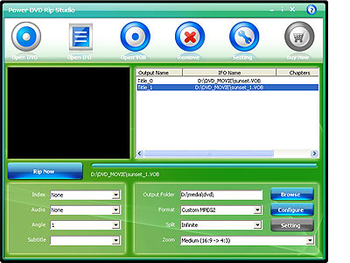 Power DVD Rip Studio screenshot