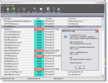 Power Email Verifier screenshot