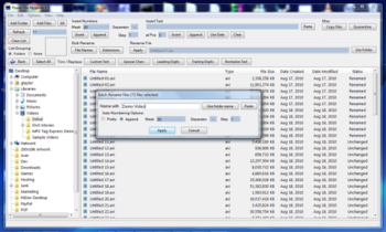 Power File Renamer screenshot