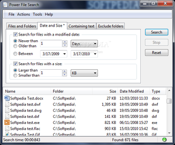 Power File Search screenshot 2