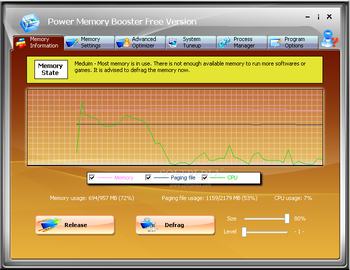 Power Memory Booster screenshot
