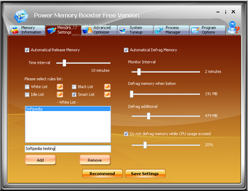Power Memory Booster screenshot 2
