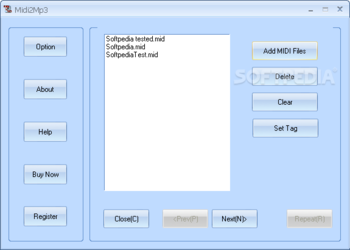 Power MIDI to MP3 screenshot