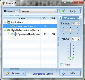 Power Mixer screenshot