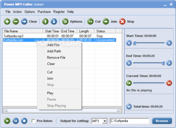 Power MP3 Cutter Joiner screenshot