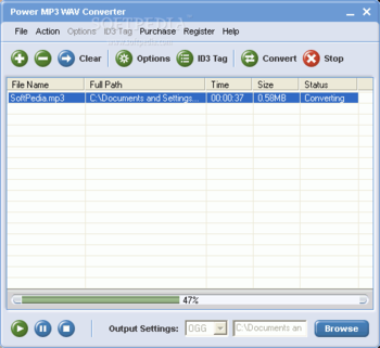 Power MP3 WAV Converter screenshot