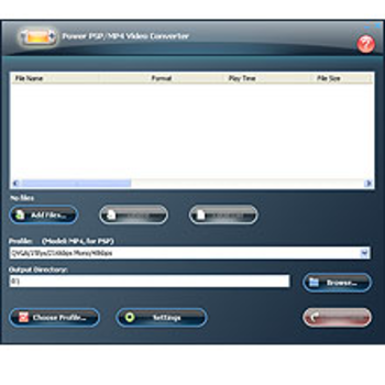 Power PSP/MP4 Video Converter screenshot 3