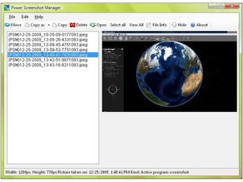 Power Screenshot Manager screenshot