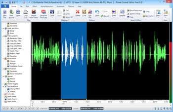 Power Sound Editor Free screenshot