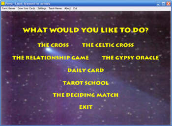 Power-Tarot screenshot