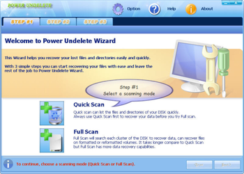 Power Undelete Wizard screenshot