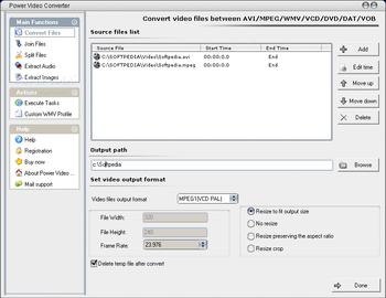 Power Video Converter screenshot
