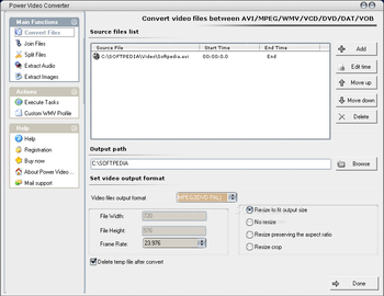 Power Video Converter screenshot 2