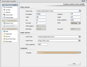 Power Video Converter screenshot 4