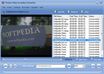 Power Video to Audio Converter screenshot