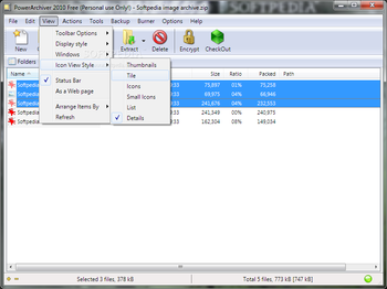PowerArchiver 2010 Free screenshot 10