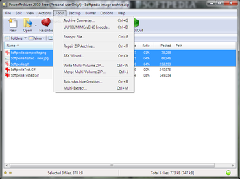 PowerArchiver 2010 Free screenshot 12