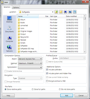 PowerArchiver 2010 Free screenshot 15