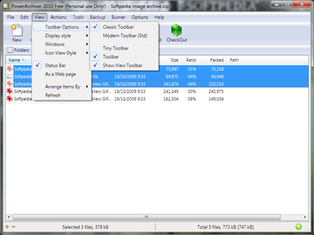PowerArchiver 2010 Free screenshot 7