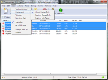 PowerArchiver 2010 Free screenshot 8