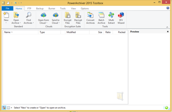 PowerArchiver 2015 screenshot